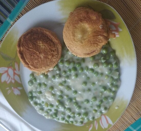 borsófőzelék habarással tejjel