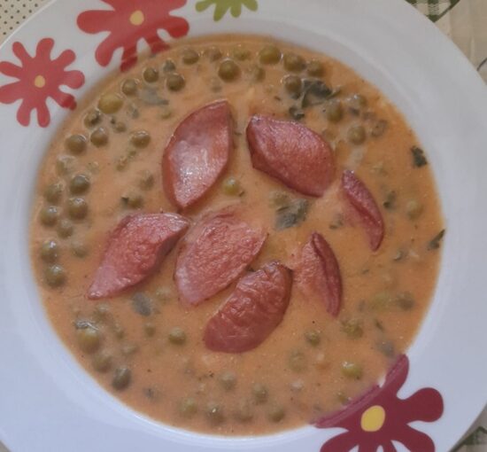 borsófőzelék fagyasztott borsóból