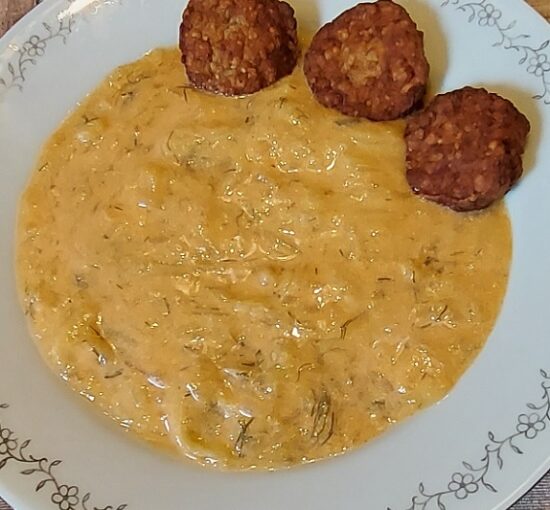 tökfőzelék tejjel